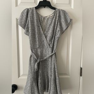 Black and White Dotted Dress